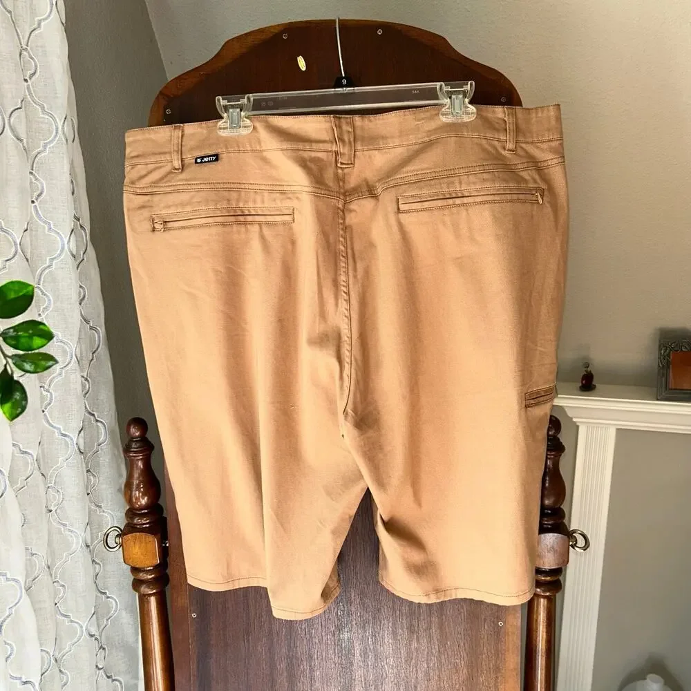 New! Jetty Tan Chino Shorts size 40